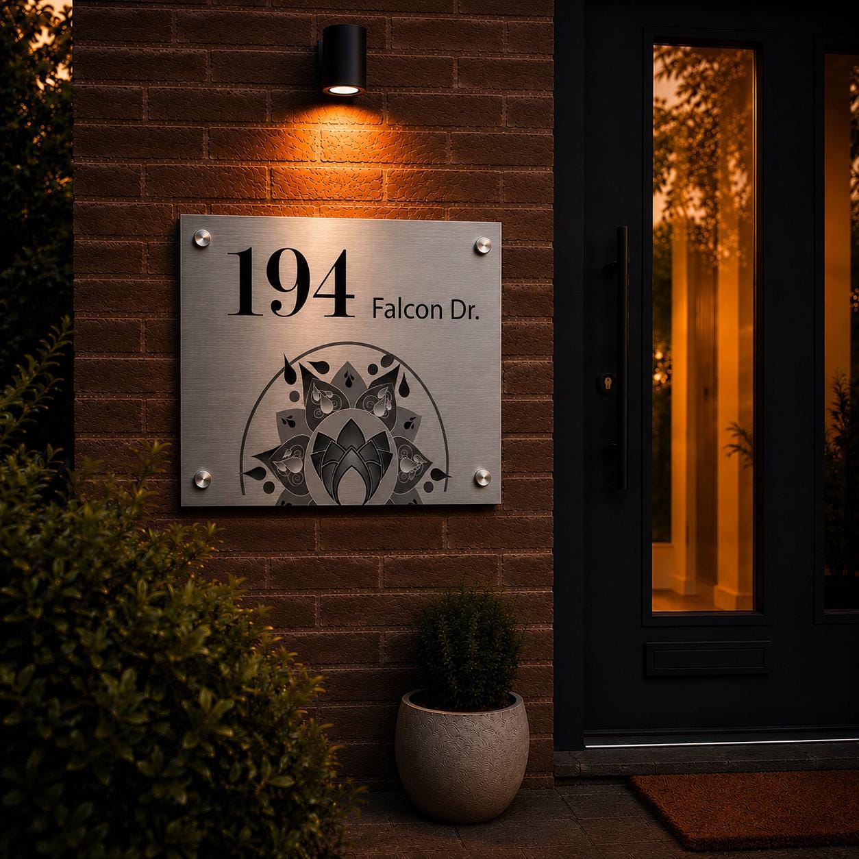 Origineel Gepersonaliseerd Huisnummerbord – Unieke Decoratie Voor De Voordeur