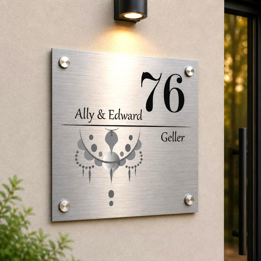 Design Huisnummerbord voor Buiten