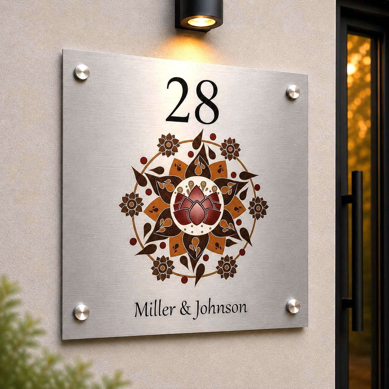 Nameplate housenumber