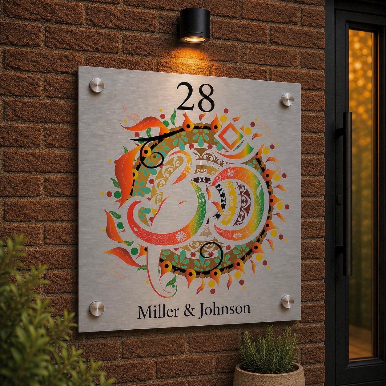 Handgemaakt Gepersonaliseerd Huisnummerbord – Metalen Naambord Voor Huis Of Bedrijf