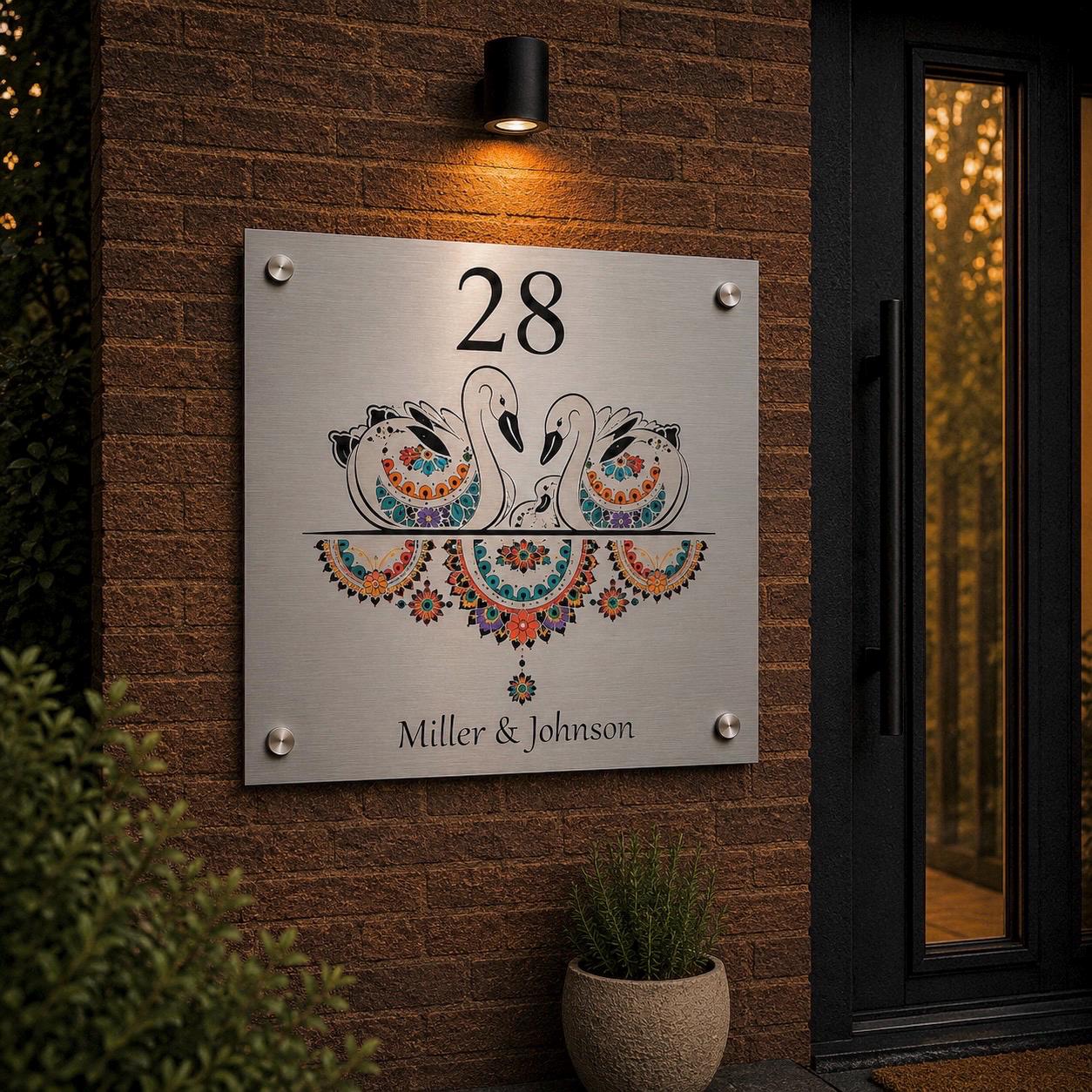Nameplate housenumber